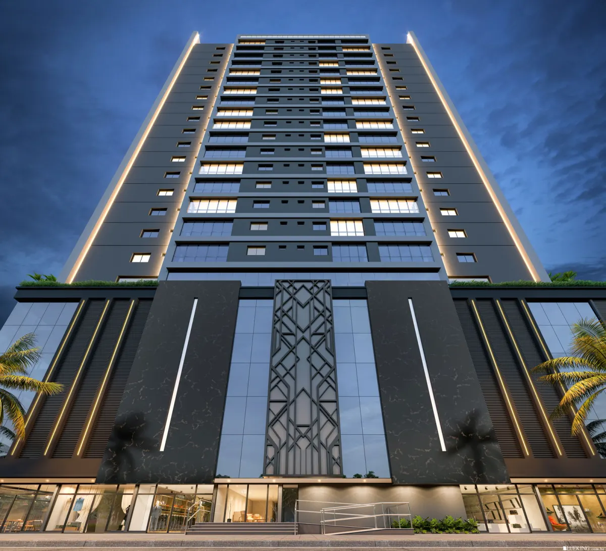Vyllar Tower Residence em Porto Belo