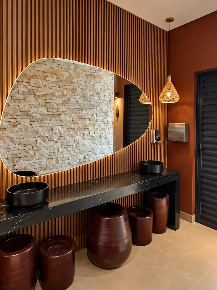 Hall de entrada do Grant Home Club, foto real
